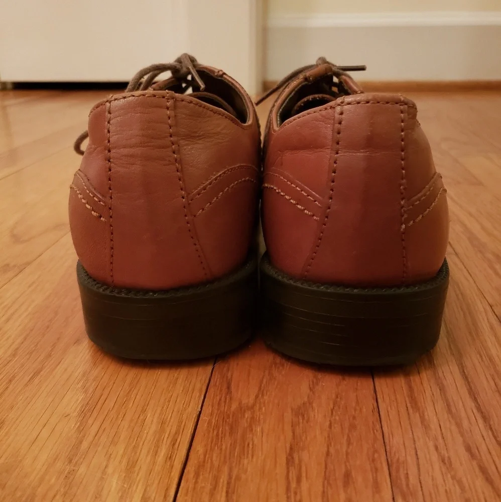 Vintage Stacy Adams Square Leather Oxfords Dress Shoes Men’s Size‎ 7.5